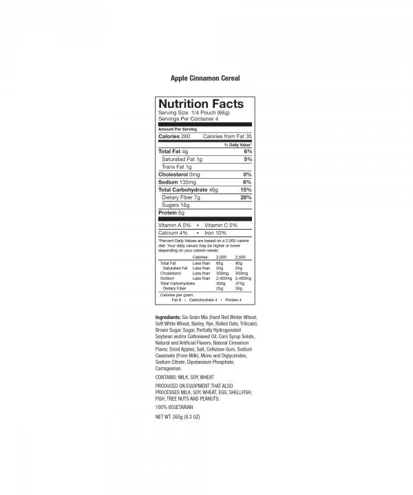 12 Month Supply for Family of 4, 3 Servings Per Day (4,320 Servings)