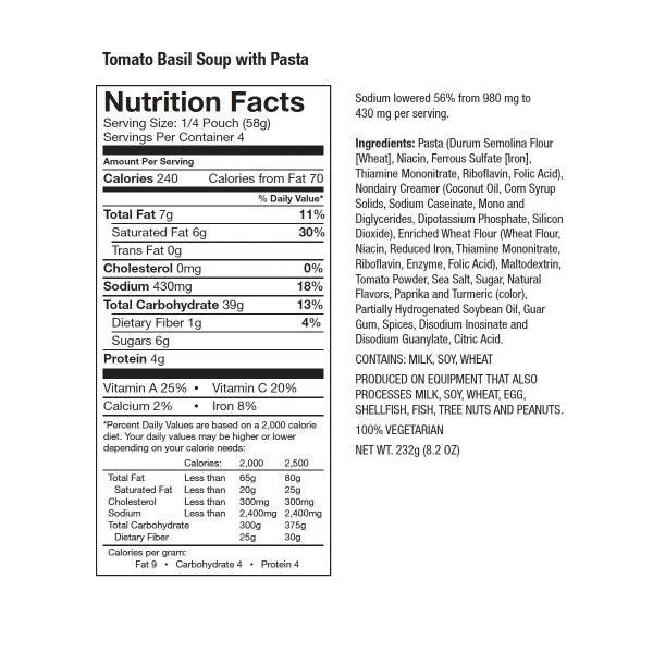 12 Month Supply for Family of 4, 3 Servings Per Day (4,320 Servings)