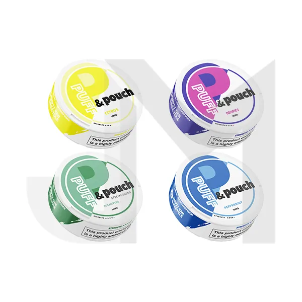 16mg Puff & Pouch Nicotine Pouches - 20 Pouches (BUY 1 GET 1 FREE)