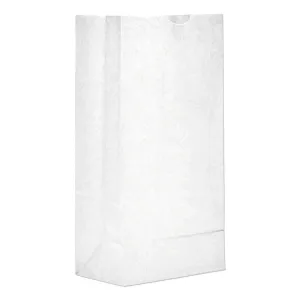 #4 White Paper Bag - 4 Pound - (500 - 10,000 Count)