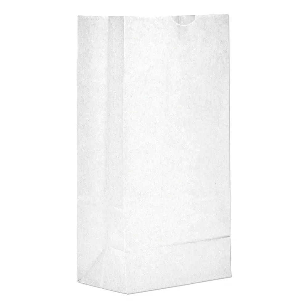 #4 White Paper Bag - 4 Pound - (500 - 10,000 Count)