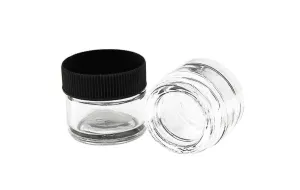 5ml Screw Top Jar with Black Lids