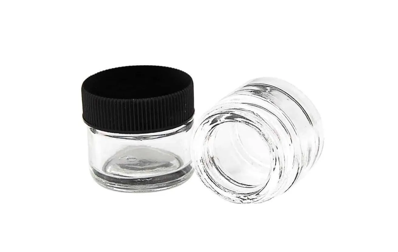 5ml Screw Top Jar with Black Lids