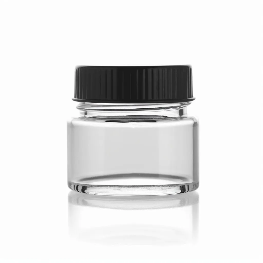 5ml Screw Top Jar with Black Lids