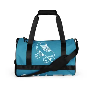 Airfros And Babyhairs Thick Couple Skaters Blue Gym Bag