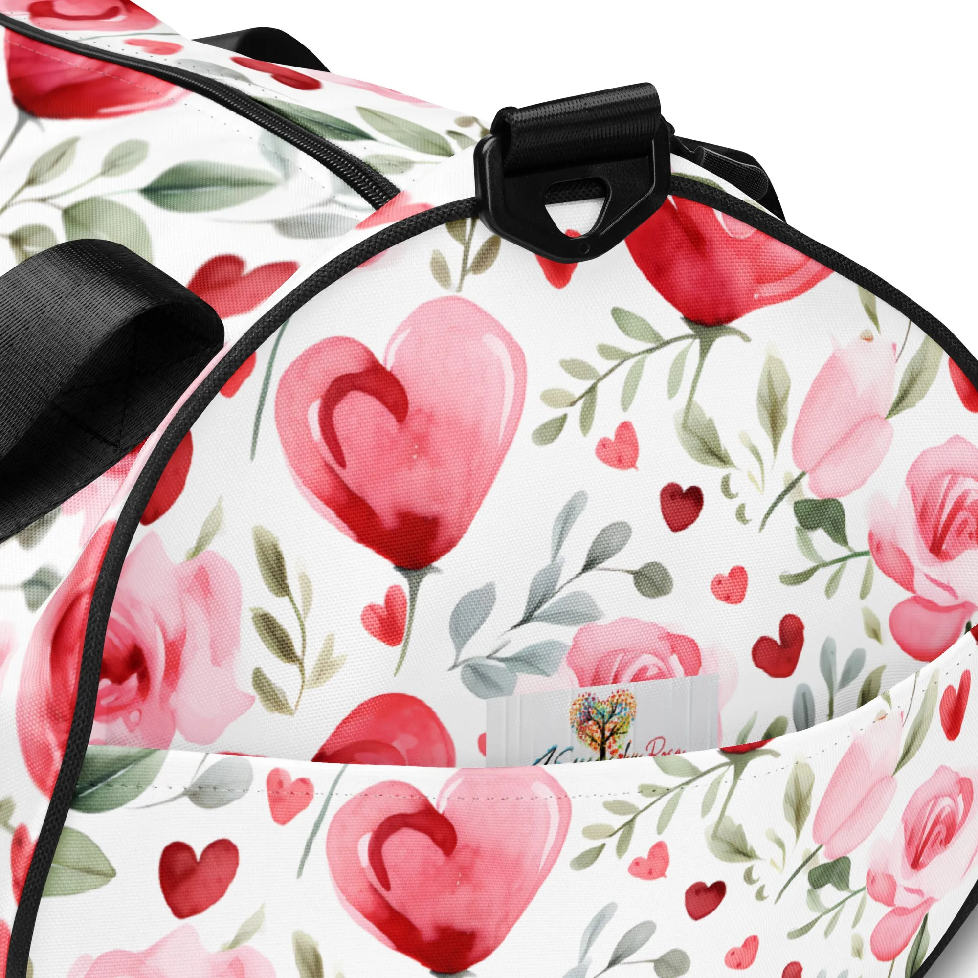 All-over print gym bag. Travel Bag, Gym, Weekend Bag