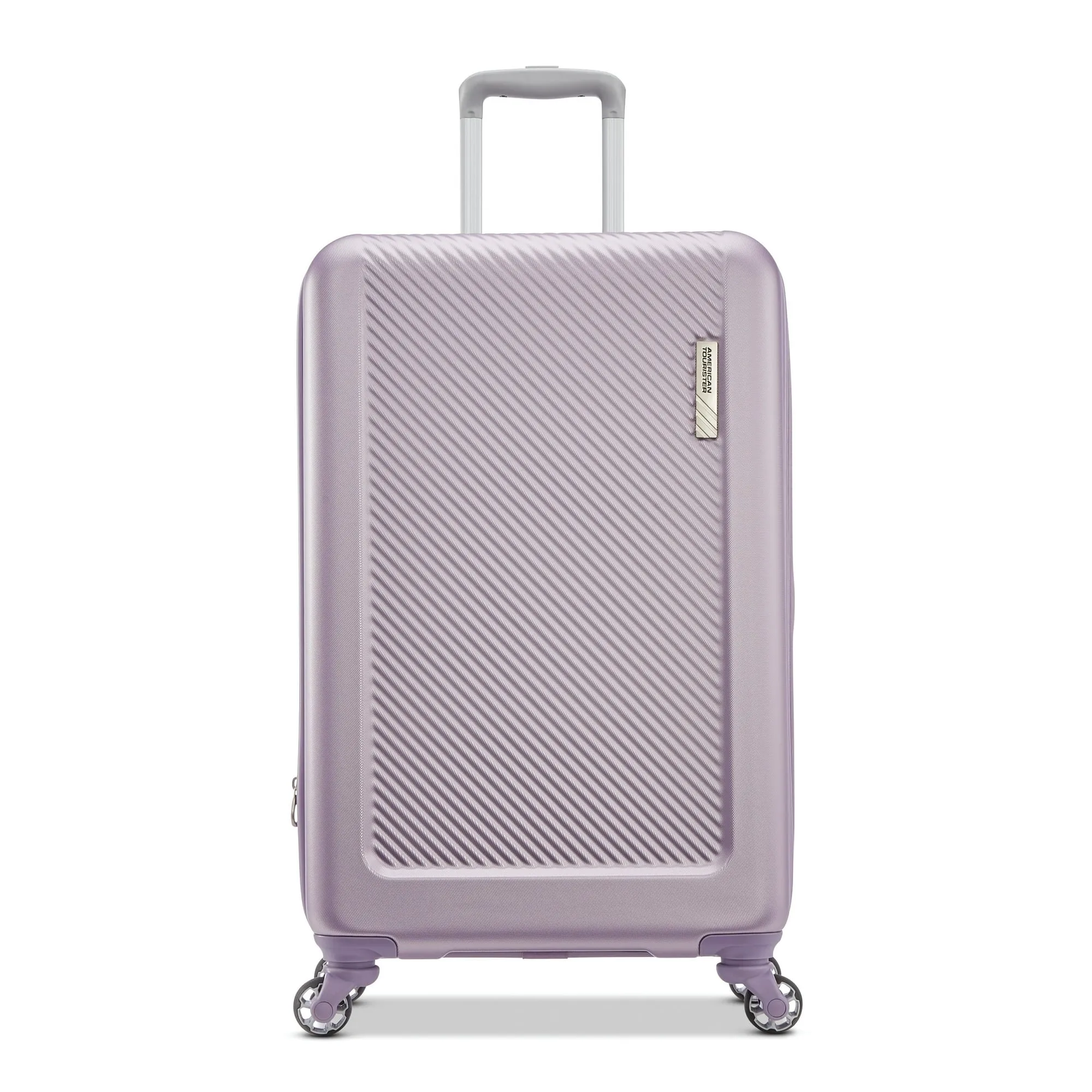 American Tourister Ikon 24" Hardside Spinner Luggage, Purple - open_box