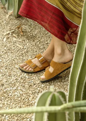 Birkenstock Arizona SFB Mink Suede Narrow