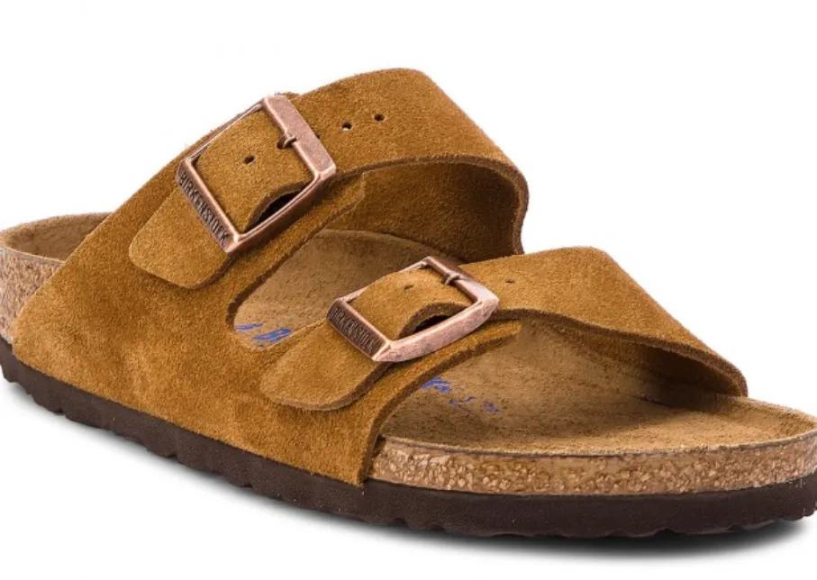 Birkenstock Arizona SFB Mink Suede Narrow