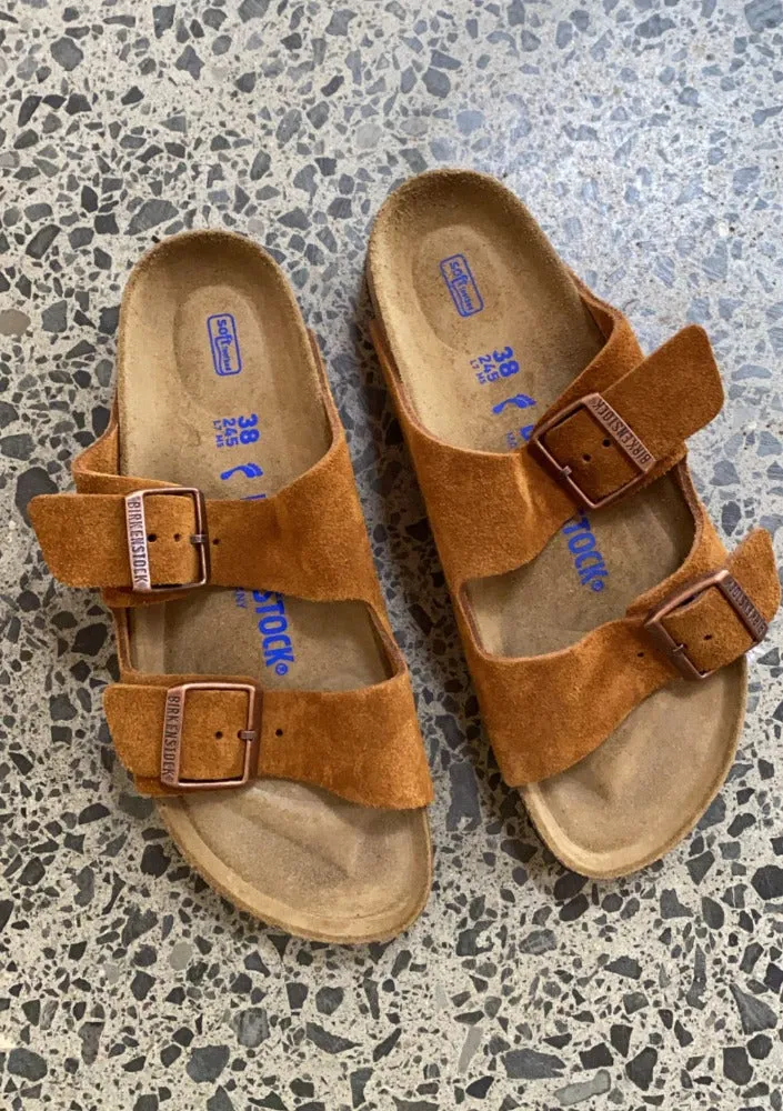 Birkenstock Arizona SFB Mink Suede Narrow
