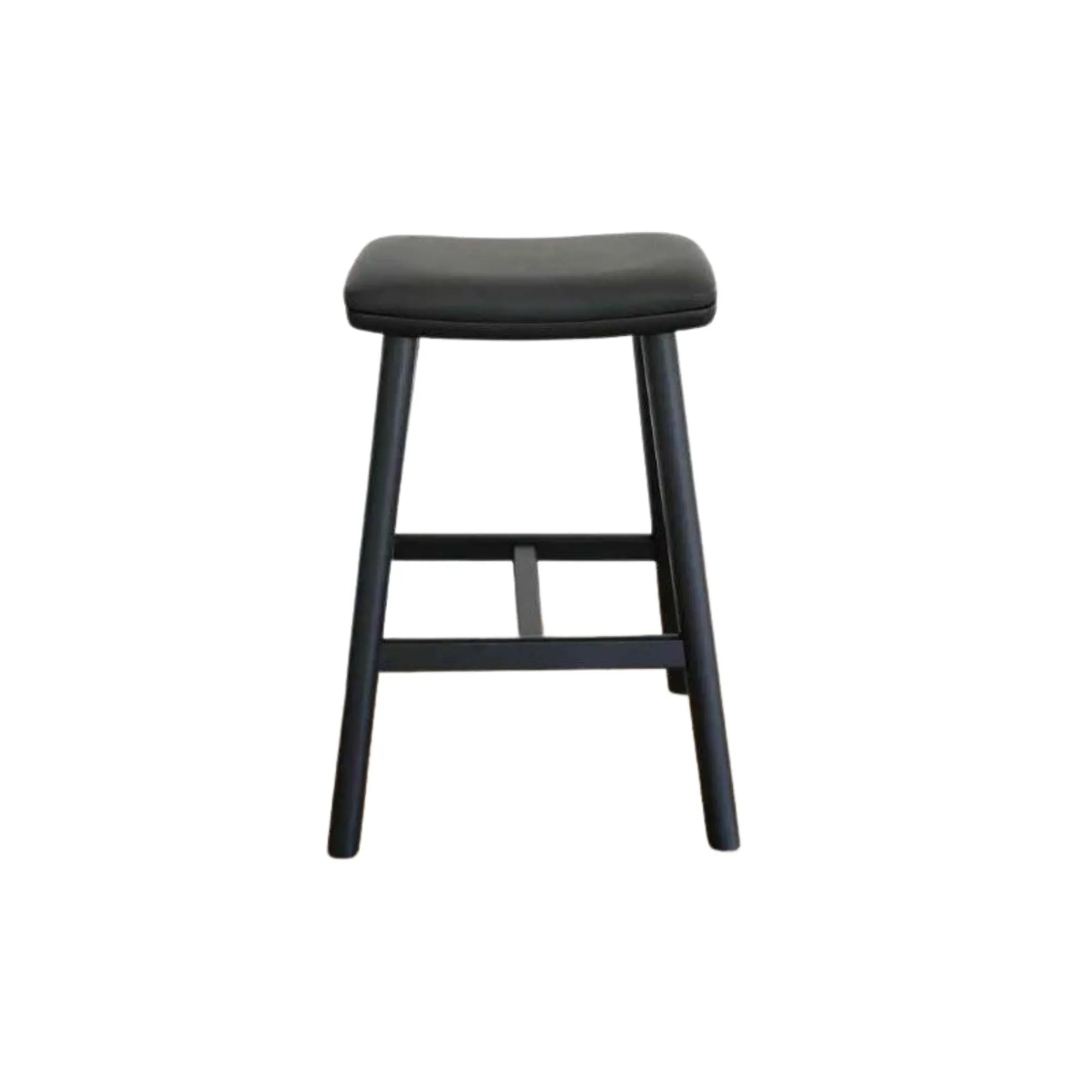 Boden Solid Oak Counter Stool - Black Stained