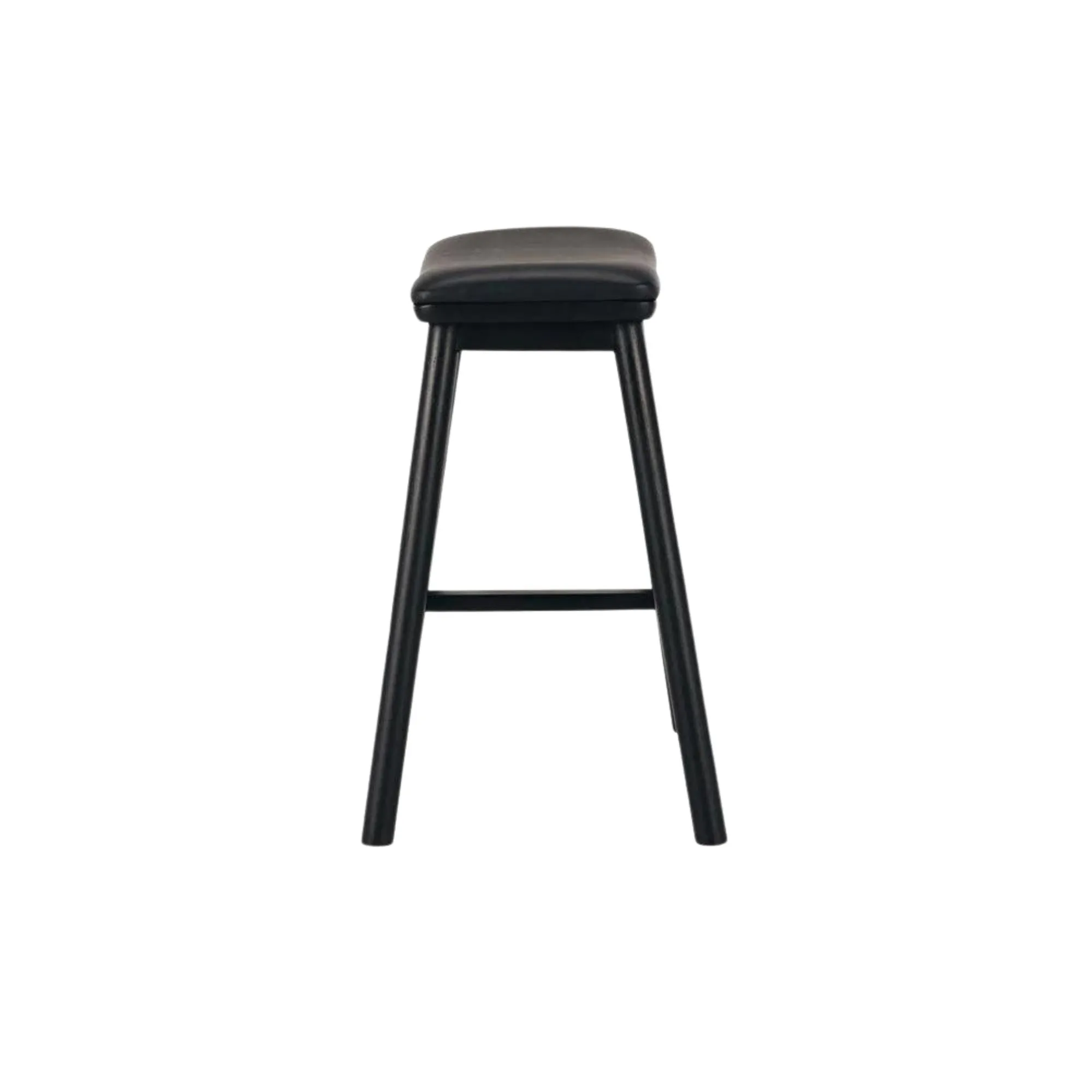 Boden Solid Oak Counter Stool - Black Stained