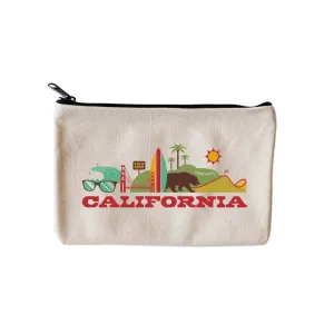 CALIFORNIA CITYSCAPE POUCH