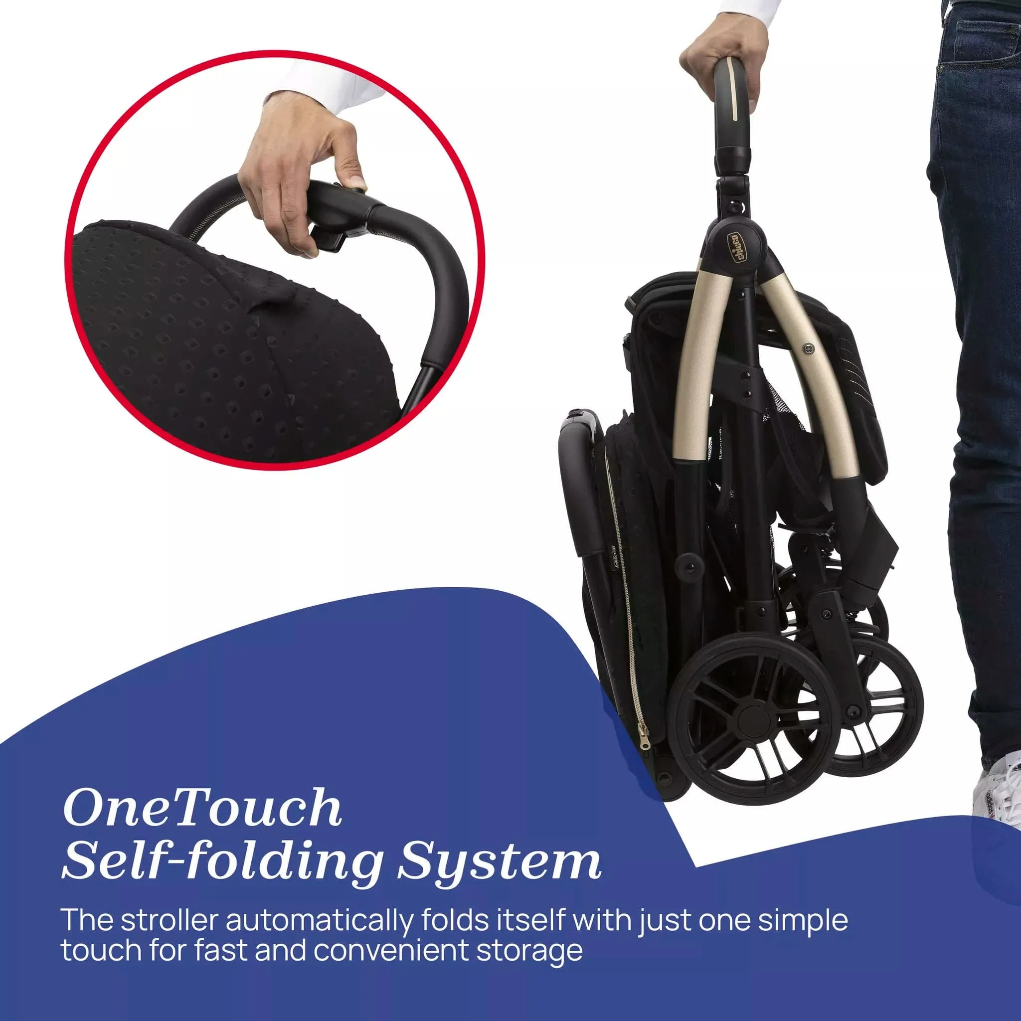 Chicco Goody Xplus Stroller - Black Re_Lux