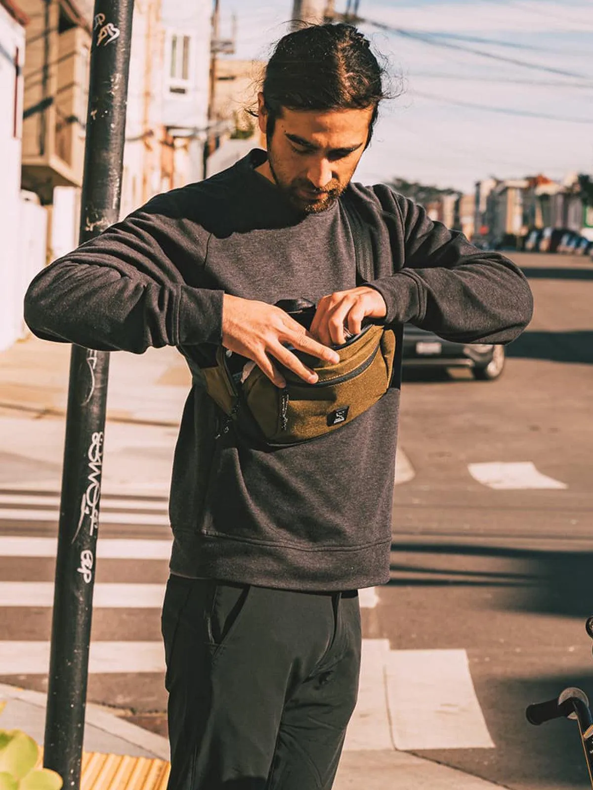 Chrome Industries Ziptop Waistpack Fog
