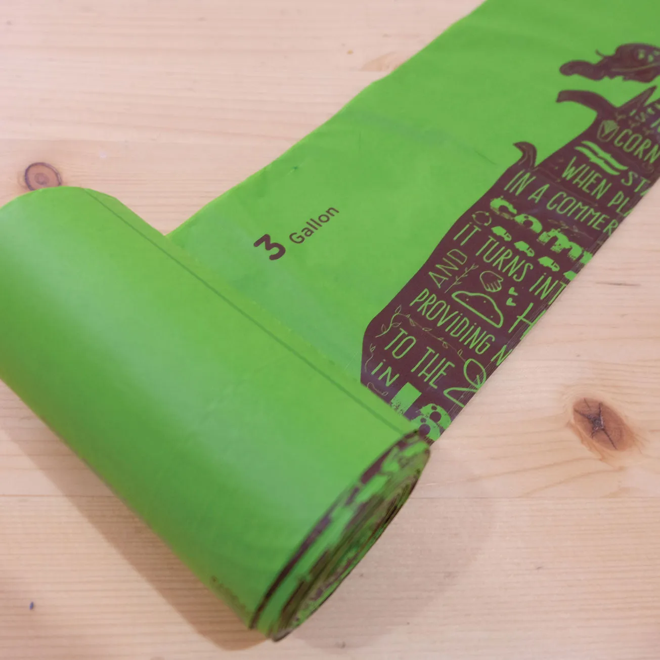 Compostable Food Scrap Bags<br>3 Gallon x2
