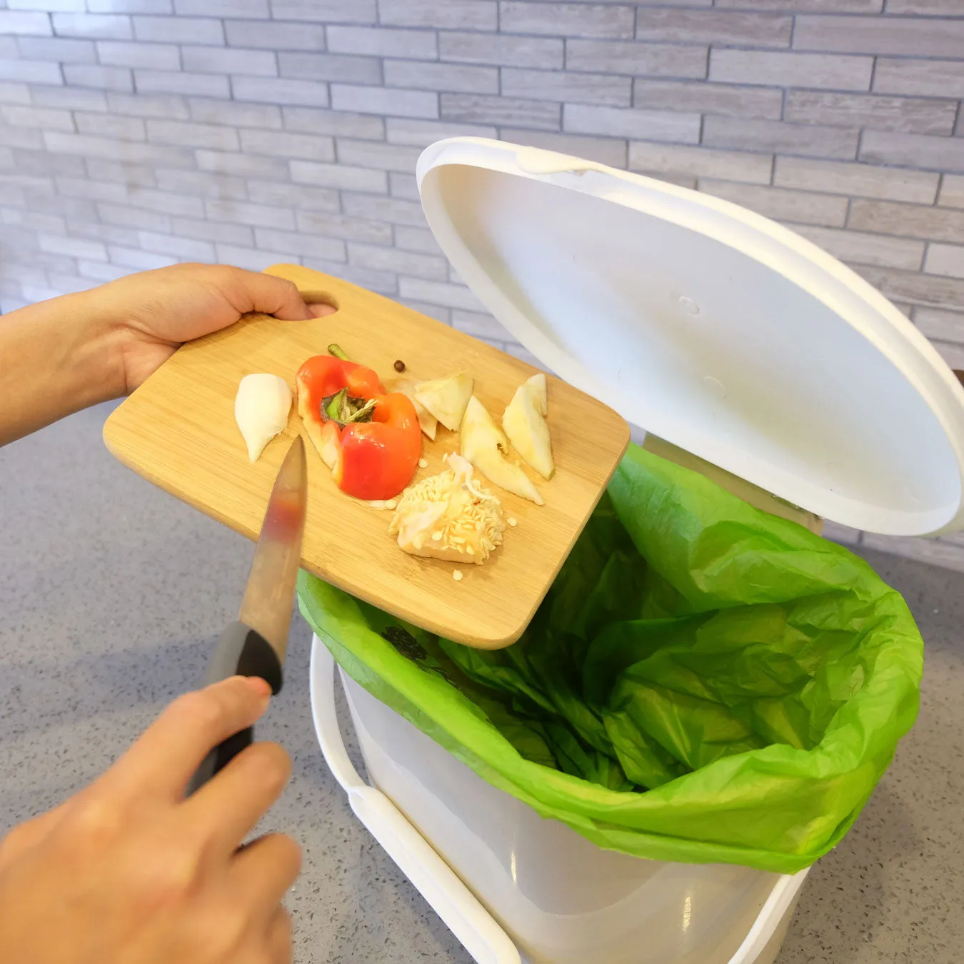 Compostable Food Scrap Bags<br>3 Gallon x2