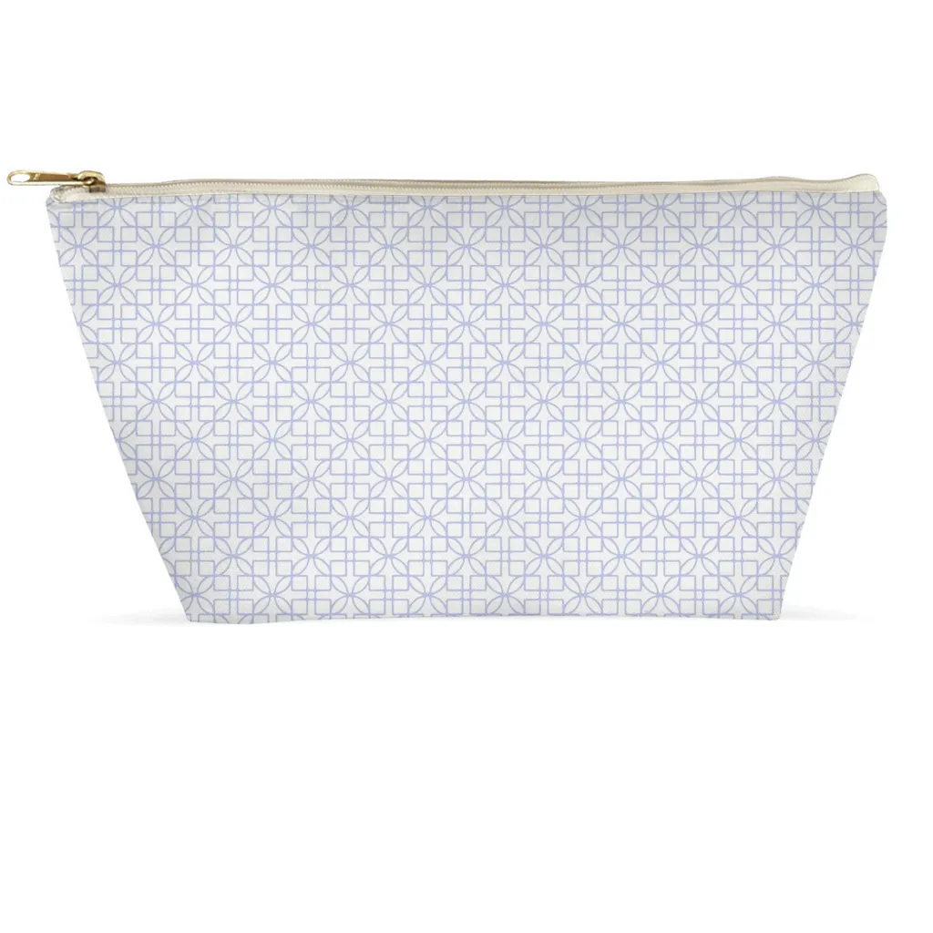 Cosmetic Bag - D&D Lattice Blue