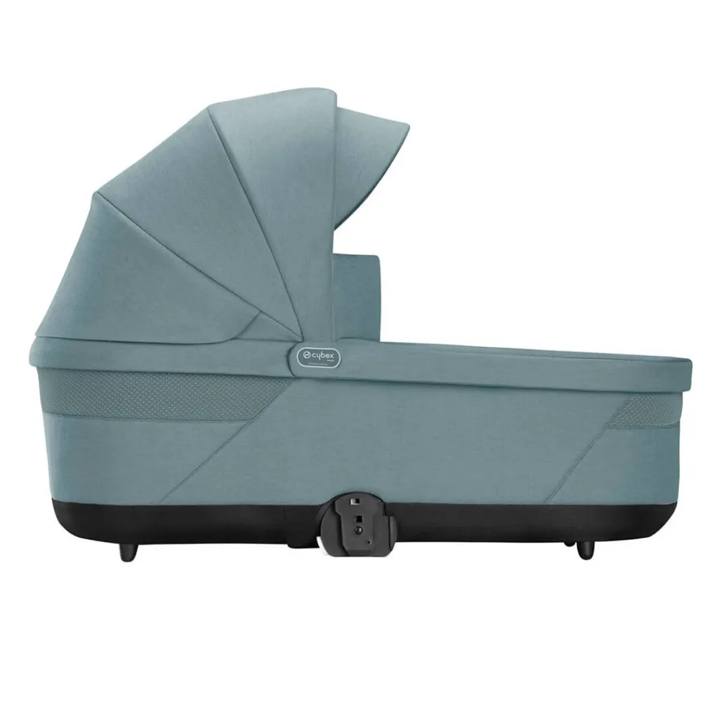 CYBEX EOS Comfort Bundle Travel System with Aton B2 I-SIZE and Gold Footmuff - Sky Blue