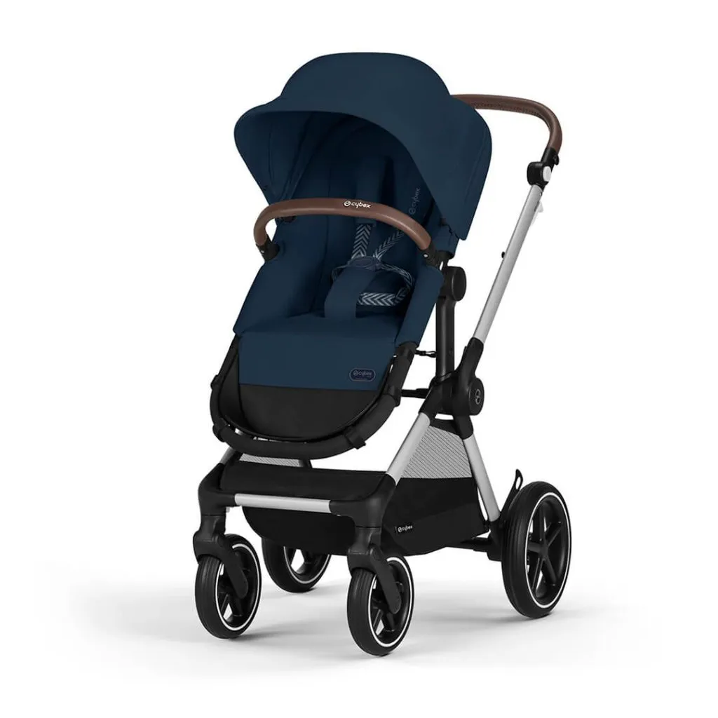 CYBEX EOS Comfort Bundle Travel System with Aton B2 I-SIZE and Snogga Footmuff - Ocean Blue