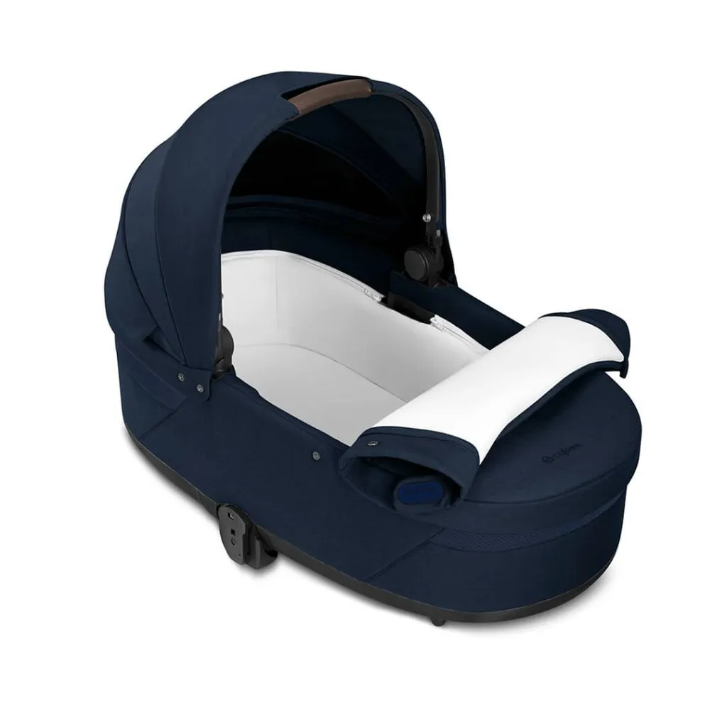 CYBEX EOS Comfort Bundle Travel System with Aton B2 I-SIZE and Snogga Footmuff - Ocean Blue