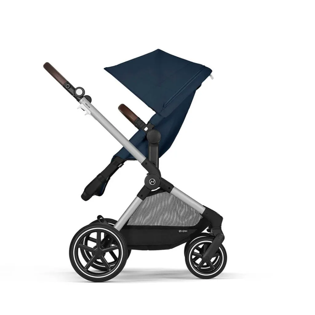 CYBEX EOS Comfort Bundle Travel System with Aton B2 I-SIZE and Snogga Footmuff - Ocean Blue