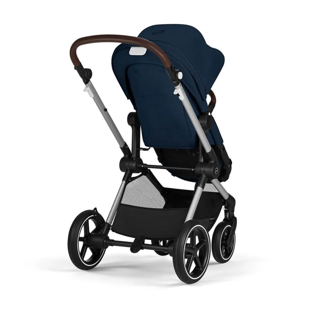 CYBEX EOS Comfort Bundle Travel System with Aton B2 I-SIZE and Snogga Footmuff - Ocean Blue