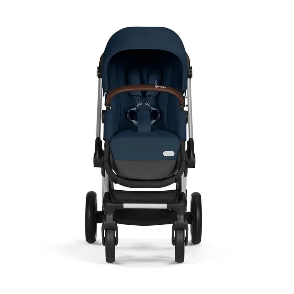 CYBEX EOS Comfort Bundle Travel System with Aton B2 I-SIZE and Snogga Footmuff - Ocean Blue