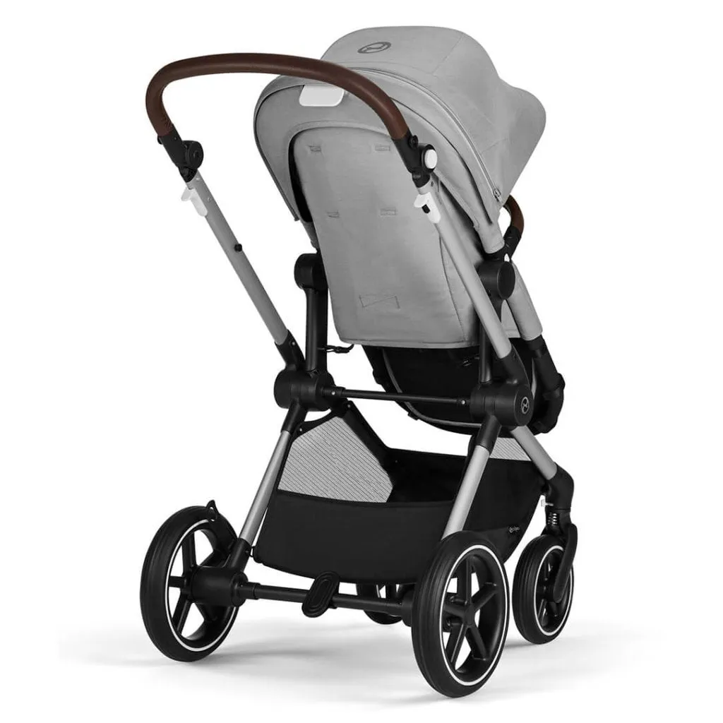 CYBEX EOS LUX Stroller With Silver Frame - Lava Grey