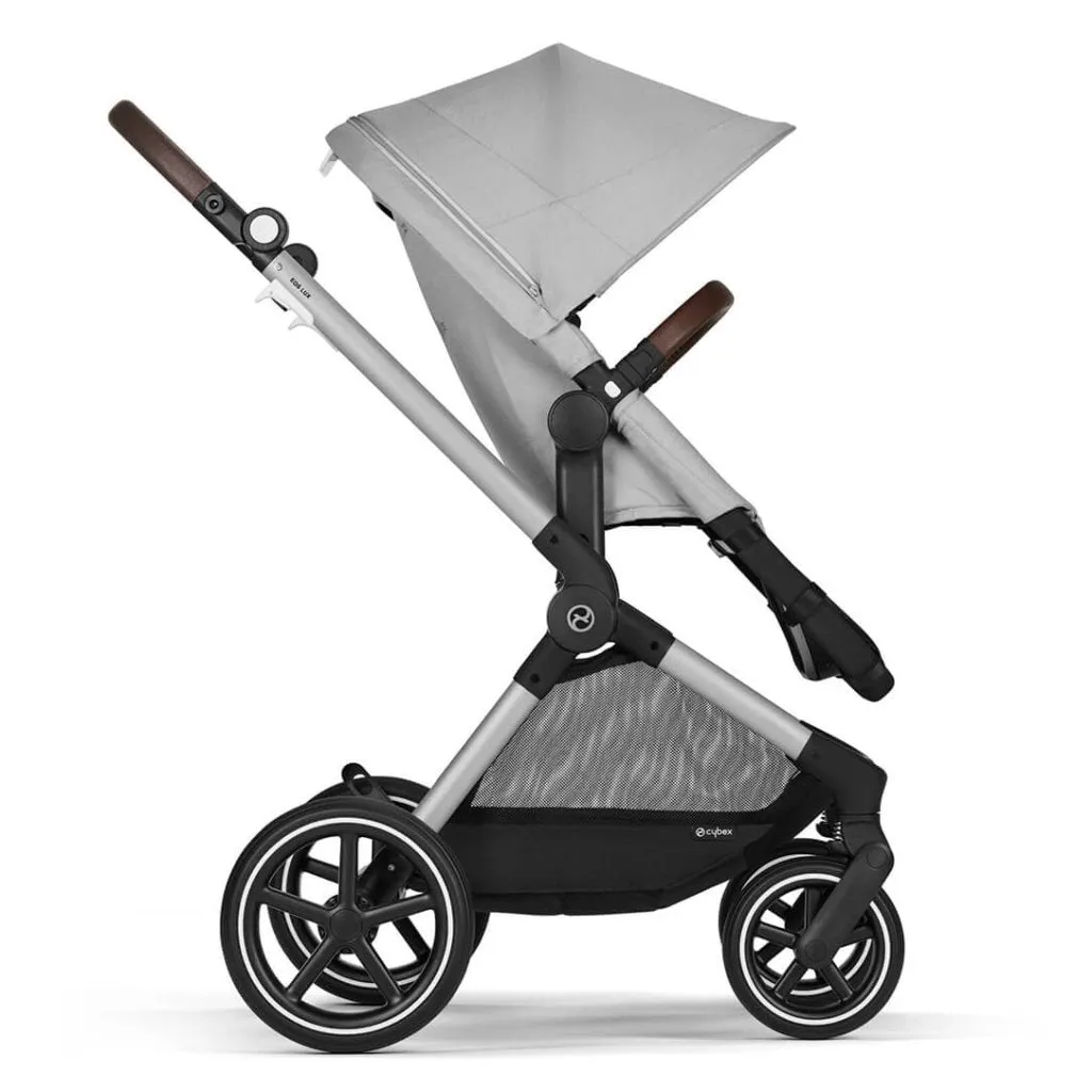 CYBEX EOS LUX Stroller With Silver Frame - Lava Grey