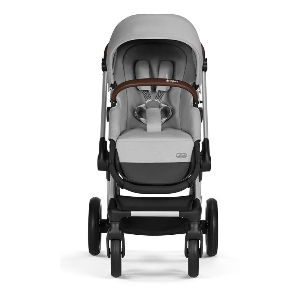 CYBEX EOS LUX Stroller With Silver Frame - Lava Grey