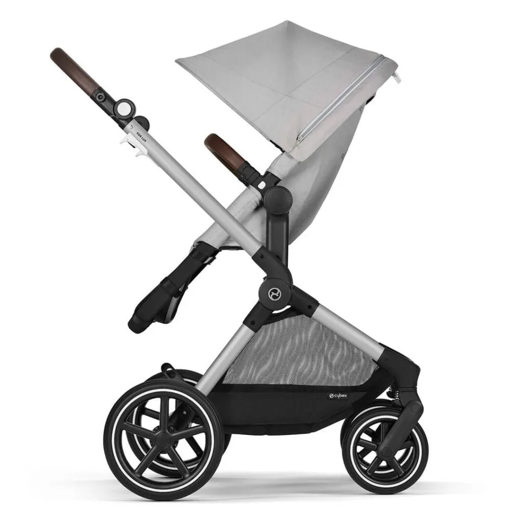CYBEX EOS LUX Stroller With Silver Frame - Lava Grey