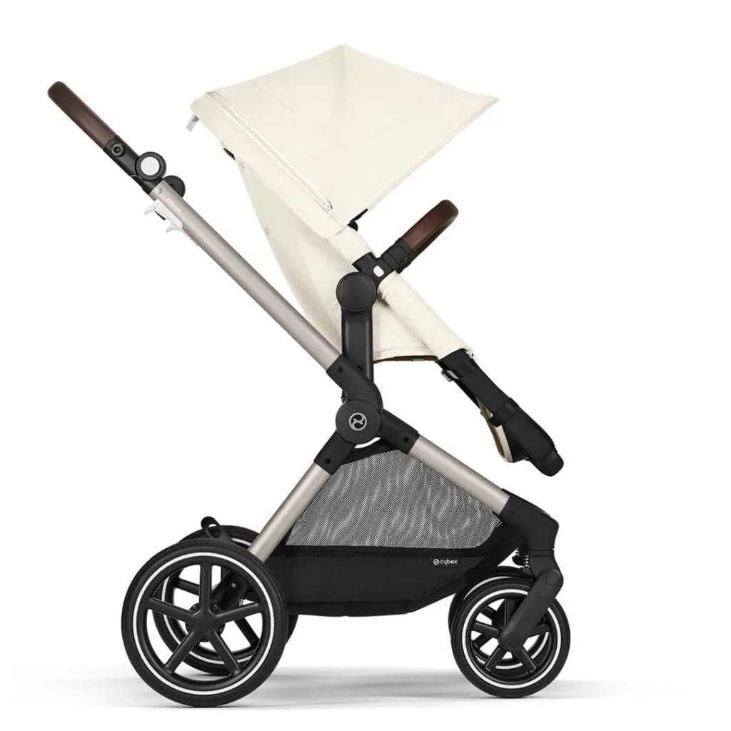 CYBEX EOS LUX Stroller With Taupe Frame - Seashell Beige