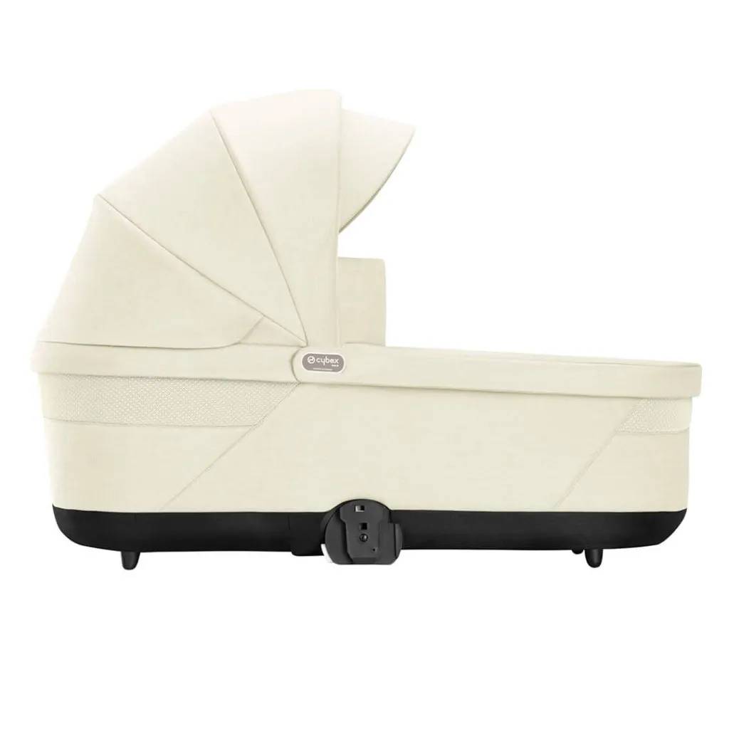 CYBEX EOS Travel System Essential Bundle with Gold Footmuff - Seashell Beige