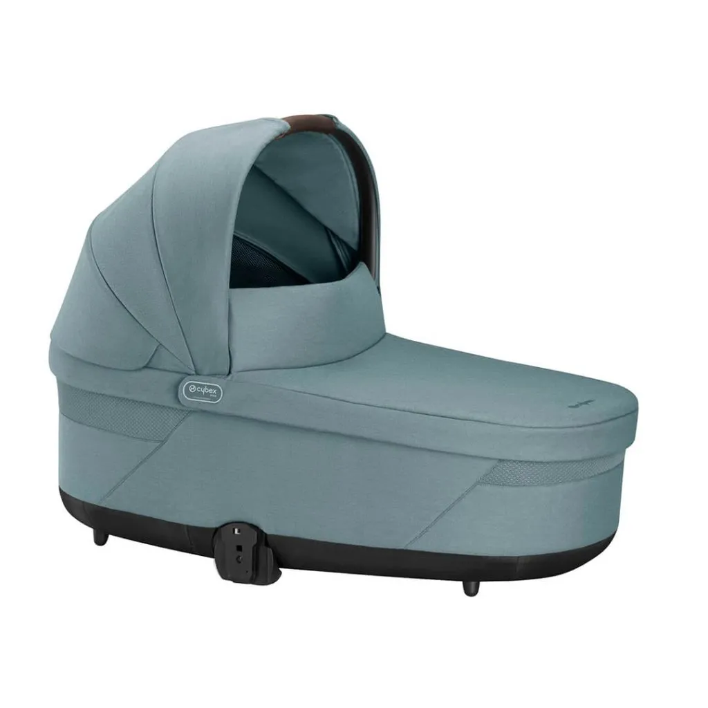 CYBEX EOS Travel System Essential Bundle with Gold Footmuff - Sky Blue