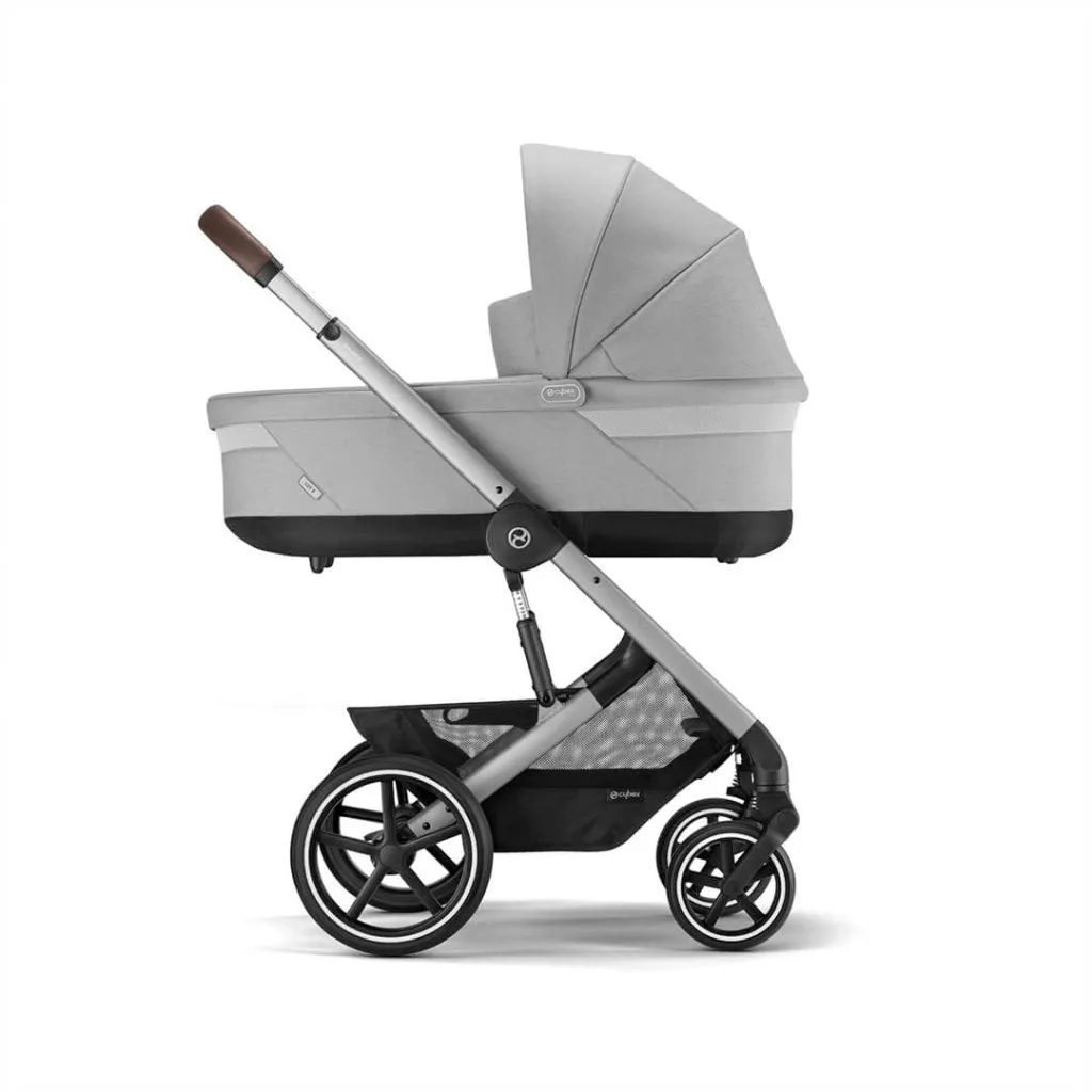 CYBEX EOS Travel System Essential Bundle with Snogga Footmuff - Lava Grey