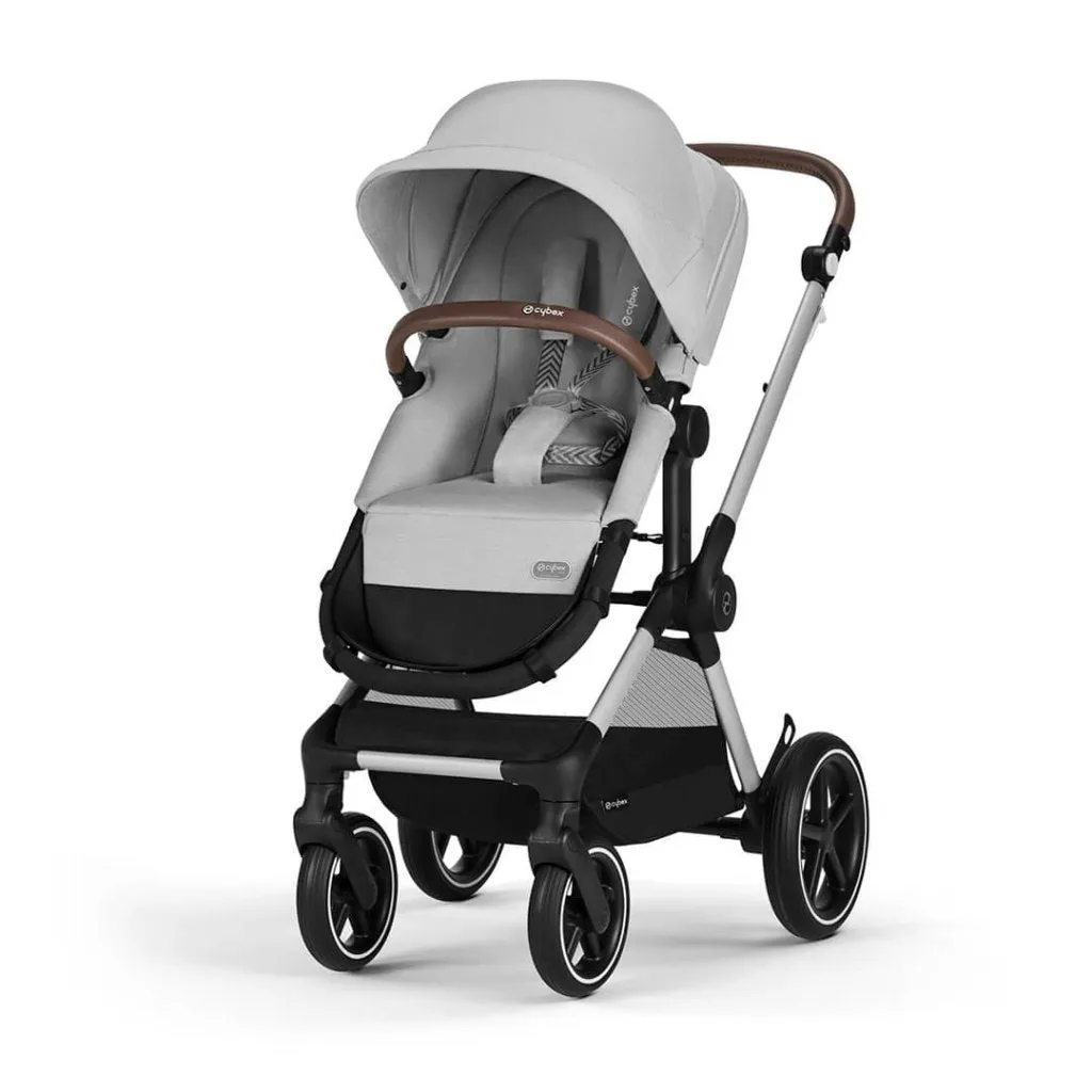 CYBEX EOS Travel System Essential Bundle with Snogga Footmuff - Lava Grey
