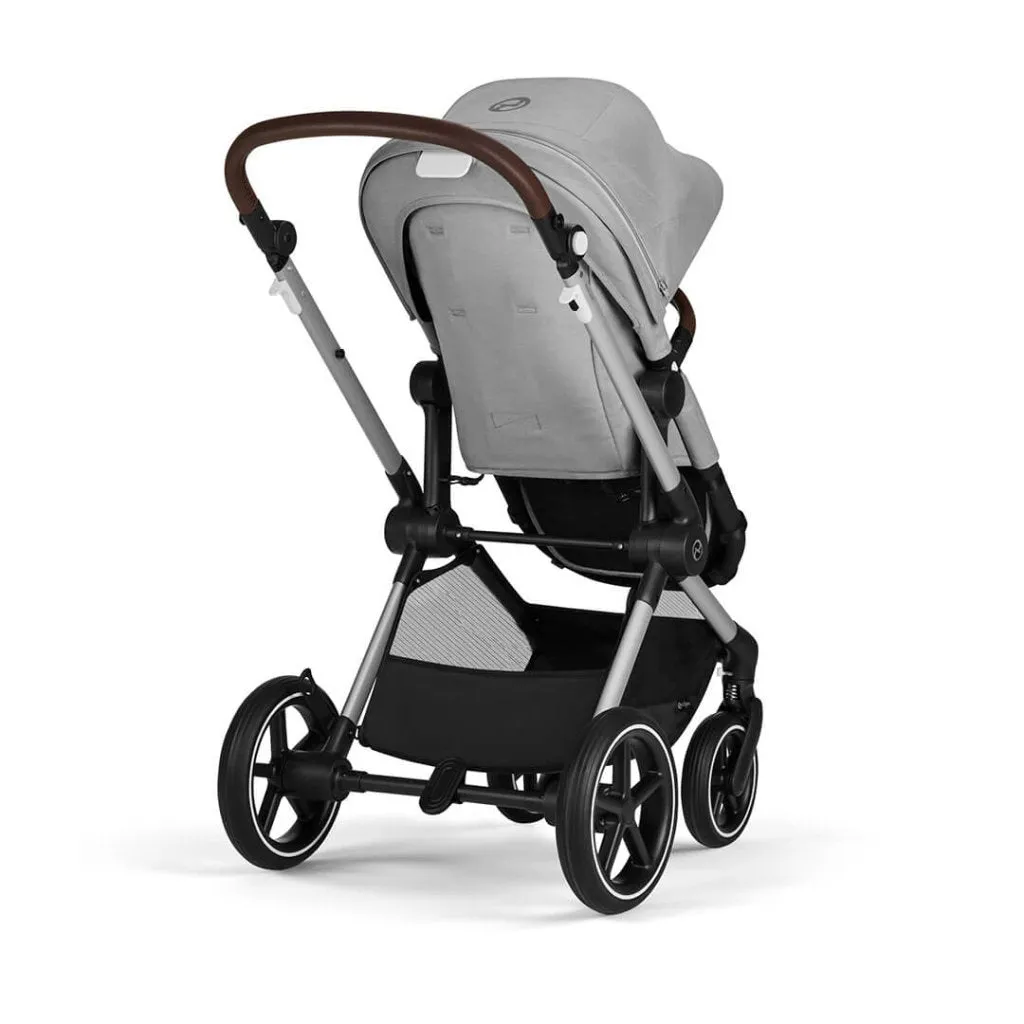 CYBEX EOS Travel System Essential Bundle with Snogga Footmuff - Lava Grey