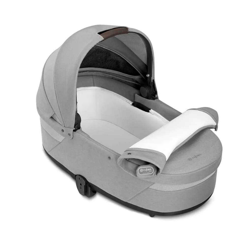 CYBEX EOS Travel System Essential Bundle with Snogga Footmuff - Lava Grey