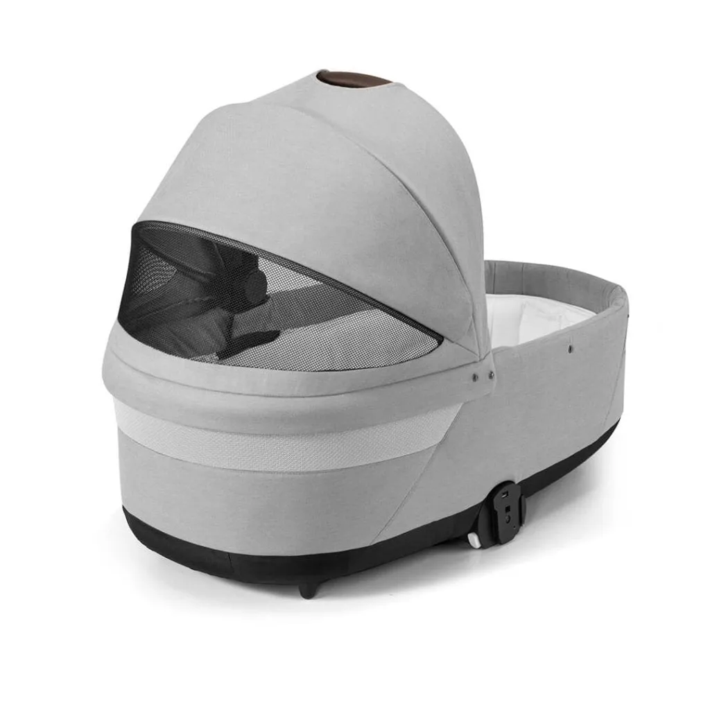 CYBEX EOS Travel System Essential Bundle with Snogga Footmuff - Lava Grey