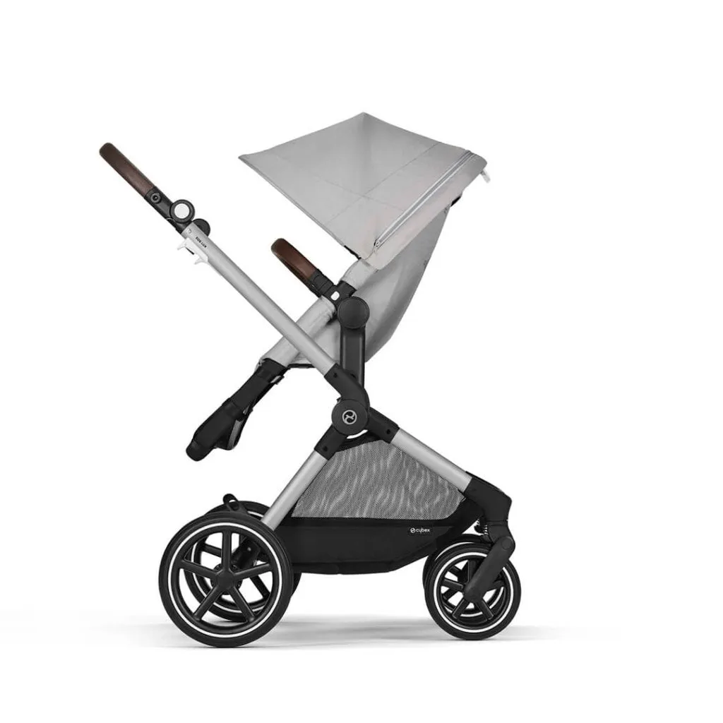 CYBEX EOS Travel System Essential Bundle with Snogga Footmuff - Lava Grey