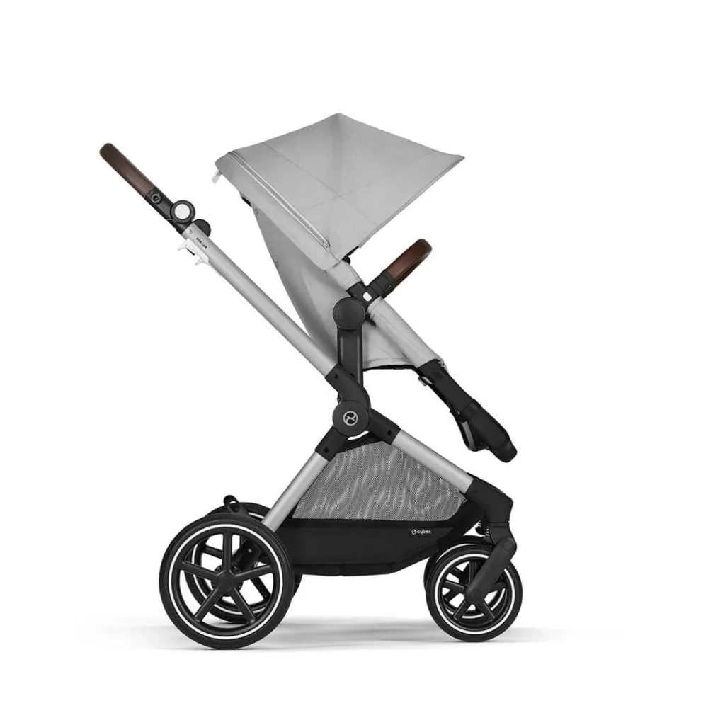 CYBEX EOS Travel System Essential Bundle with Snogga Footmuff - Lava Grey