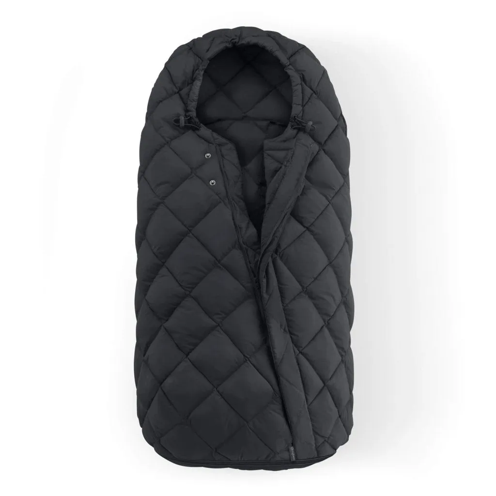 CYBEX EOS Travel System Essential Bundle with Snogga Footmuff - Moon Black