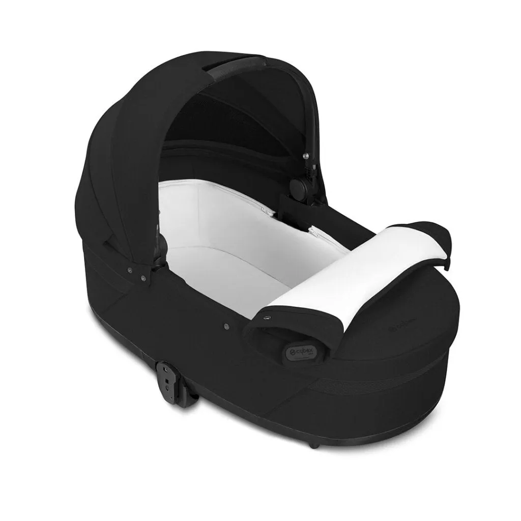 CYBEX EOS Travel System Essential Bundle with Snogga Footmuff - Moon Black