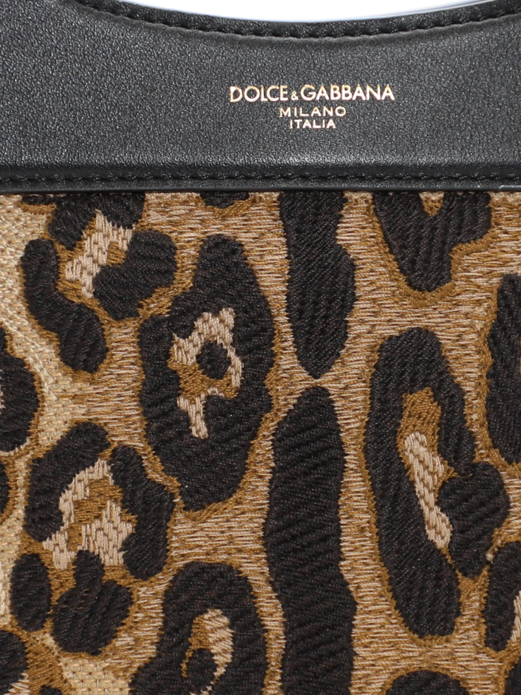 Dolce & Gabbana Everyday Bag in Print Leopard/Black