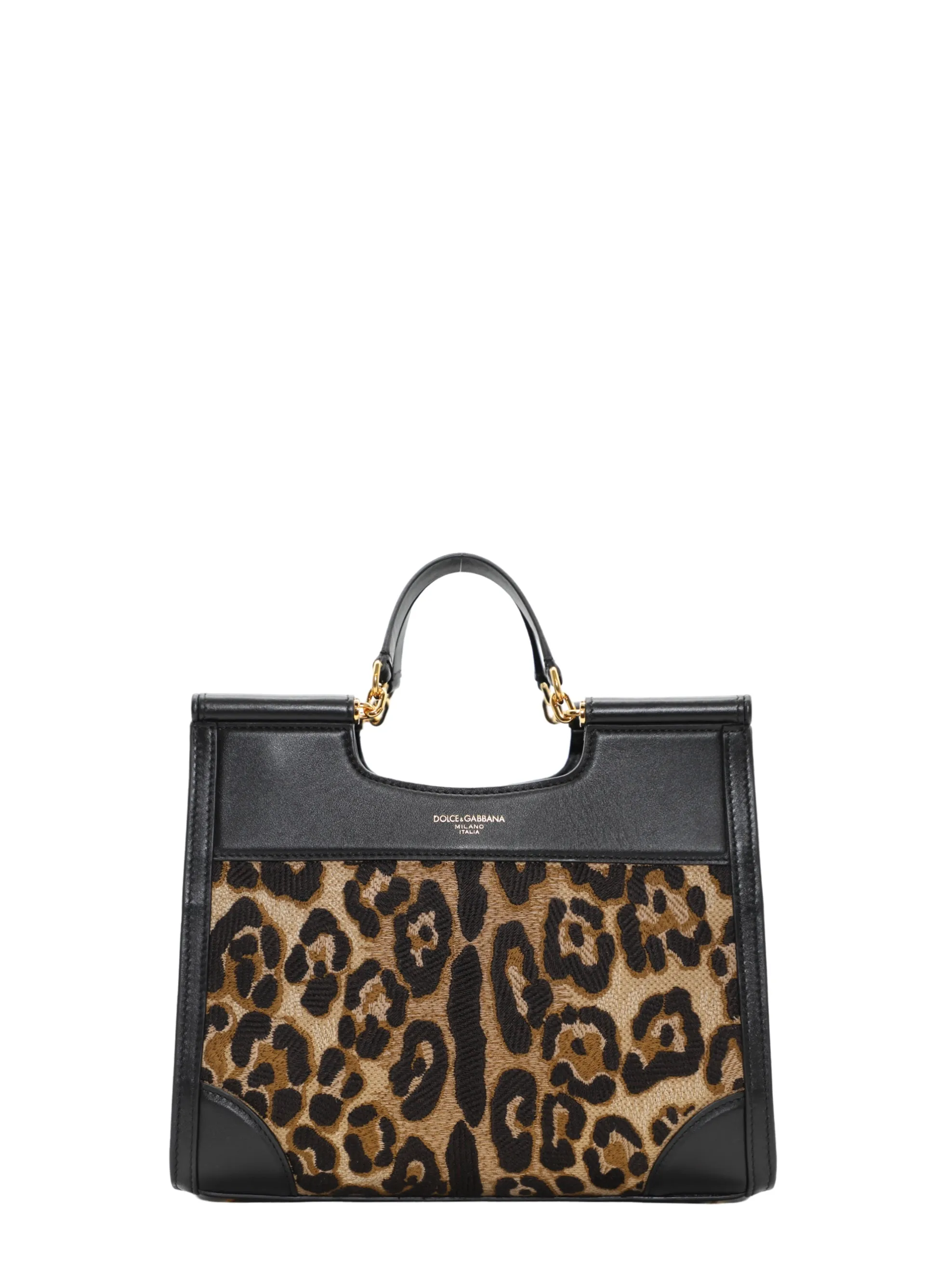 Dolce & Gabbana Everyday Bag in Print Leopard/Black