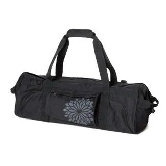 easyoga Premium Carry-all Canvas Yoga Bag- Dots - L1 Black