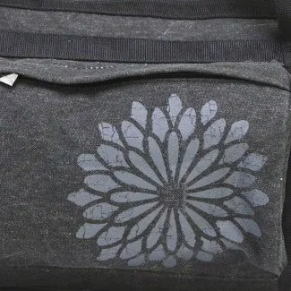easyoga Premium Carry-all Canvas Yoga Bag- Dots - L1 Black