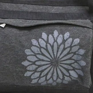 easyoga Premium Carry-all Canvas Yoga Bag- Dots - L1 Black