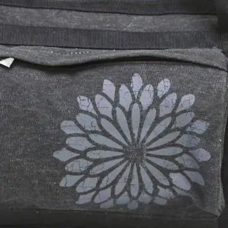 easyoga Premium Carry-all Canvas Yoga Bag- Dots - L1 Black